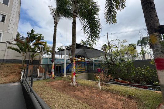 Área comum - Jardim de apartamento à venda com 2 quartos, 54m² em Recanto Quarto Centenario, Jundiaí