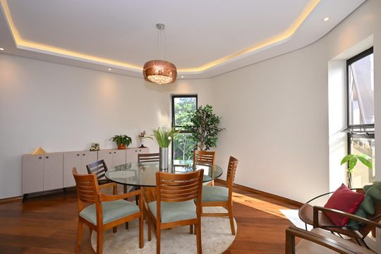 Sala de Jantar de apartamento para alugar com 4 quartos, 350m² em Vila Suzana, São Paulo