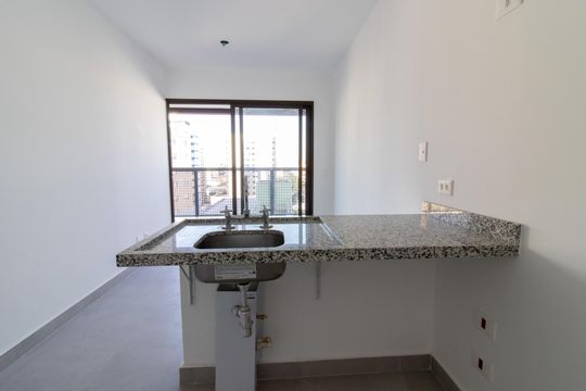Cozinha de apartamento para alugar com 1 quarto, 37m² em Botafogo, Campinas