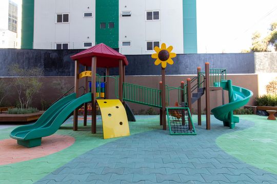 Área comum - Playground de apartamento para alugar com 1 quarto, 37m² em Botafogo, Campinas