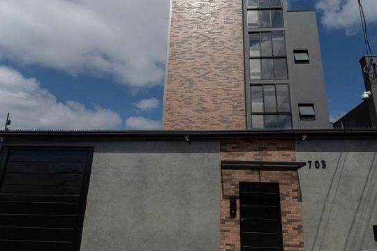 Fachada de kitnet/studio para alugar com 1 quarto, 28m² em Vila Carvalho, Sorocaba