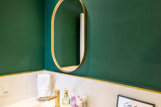 Banheiro Social de apartamento à venda com 2 quartos, 69m² em Jardim Prudência, São Paulo