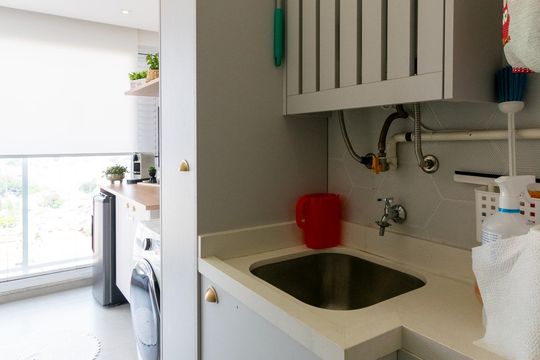 Área de Serviço de apartamento à venda com 2 quartos, 69m² em Jardim Prudência, São Paulo