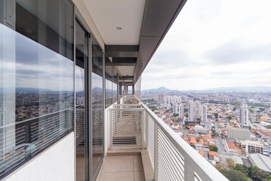 Sacada de apartamento para alugar com 2 quartos, 52m² em Centro, Osasco