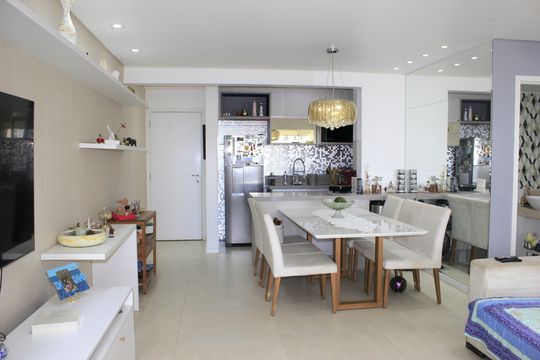 Sala de apartamento à venda com 2 quartos, 86m² em Jardim Flor da Montanha, Guarulhos