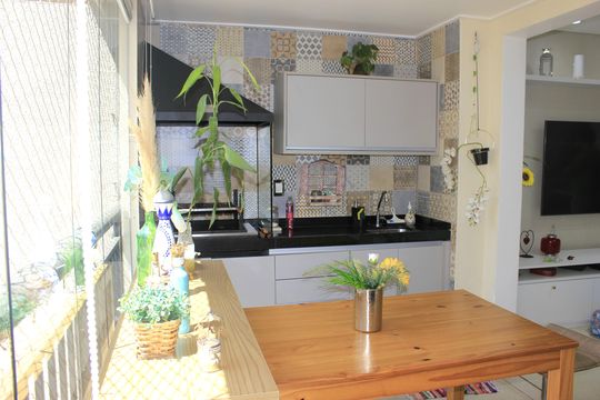 Varanda Gourmet de apartamento à venda com 2 quartos, 86m² em Jardim Flor da Montanha, Guarulhos