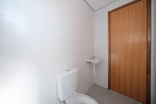 Banheiro Social de apartamento à venda com 2 quartos, 64m² em Jardim Belem, São Paulo