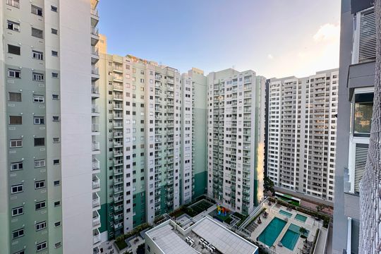 Vista Varanda de apartamento à venda com 2 quartos, 44m² em Santo Cristo, Rio de Janeiro