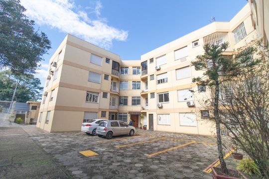 Fachada de apartamento para alugar com 1 quarto, 53m² em Santa Tereza, Porto Alegre