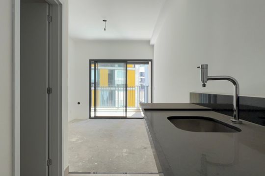 Cozinha de kitnet/studio à venda com 1 quarto, 32m² em Sumarezinho, São Paulo