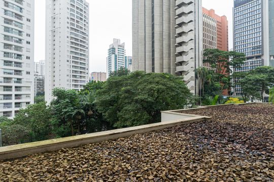 Vista da Varanda da Sala de apartamento para alugar com 1 quarto, 55m² em Cerqueira César, São Paulo
