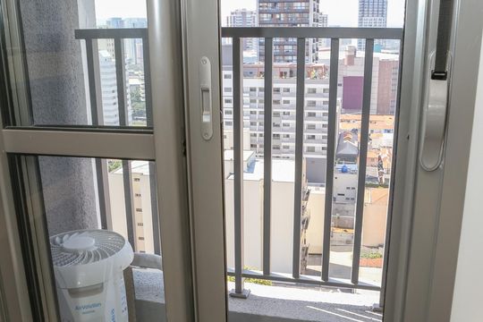 Sacada de kitnet/studio para alugar com 1 quarto, 21m² em Pompeia, São Paulo
