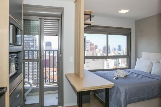 Studio de kitnet/studio para alugar com 1 quarto, 21m² em Pompeia, São Paulo