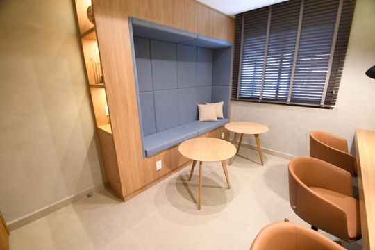 Área comum de apartamento à venda com 1 quarto, 55m² em Nova Campinas, Campinas
