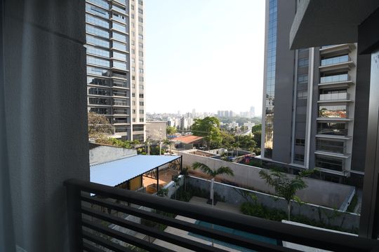 Quarto - Vista de apartamento à venda com 1 quarto, 55m² em Nova Campinas, Campinas