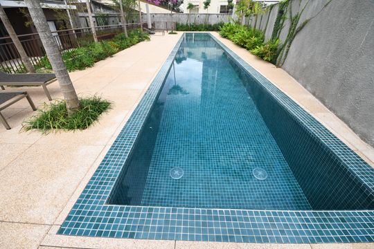 Área comum - Piscina de apartamento à venda com 1 quarto, 50m² em Nova Campinas, Campinas