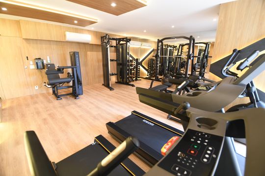 Área comum - Academia de apartamento à venda com 1 quarto, 50m² em Nova Campinas, Campinas