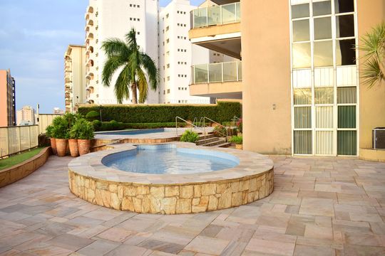 Área comum - Piscina de apartamento para alugar com 5 quartos, 360m² em Centro, Ribeirão Preto