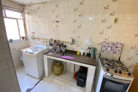 Área de Serviço de apartamento à venda com 3 quartos, 70m² em Lins de Vasconcelos, Rio de Janeiro