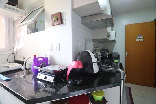 Cozinha de apartamento à venda com 2 quartos, 53m² em Nossa Senhora das Gracas, Canoas
