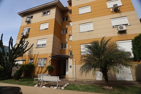 Fachada do bloco de apartamento à venda com 2 quartos, 53m² em Nossa Senhora das Gracas, Canoas