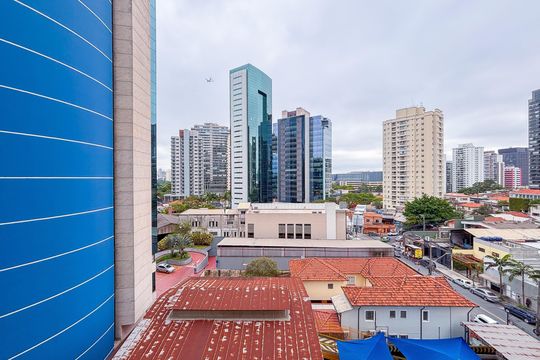 Vista da Varanda de kitnet/studio para alugar com 1 quarto, 25m² em Pinheiros, São Paulo