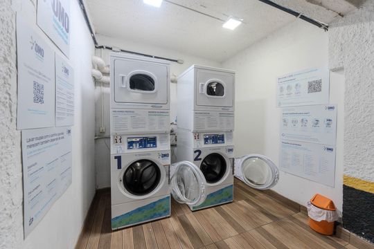 Área comum - Lavanderia de kitnet/studio à venda com 1 quarto, 31m² em Bela Vista, São Paulo