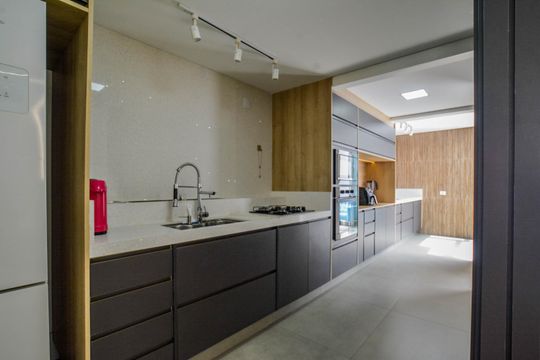 Cozinha de casa de condomínio à venda com 3 quartos, 150m² em Vila Metalúrgica, Santo André