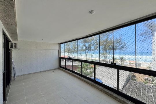 Varanda da Suíte 1 de apartamento à venda com 3 quartos, 177m² em Recreio dos Bandeirantes, Rio de Janeiro