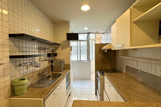 Cozinha de apartamento para alugar com 3 quartos, 150m² em Copacabana, Rio de Janeiro