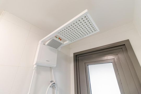Banheiro de apartamento para alugar com 1 quarto, 34m² em Cerqueira César, São Paulo
