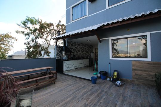 Área Externa de casa de condomínio à venda com 3 quartos, 150m² em Jacarepaguá, Rio de Janeiro