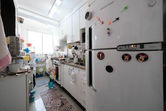 Cozinha de apartamento para alugar com 2 quartos, 48m² em Jardim Santa Teresinha, São Paulo