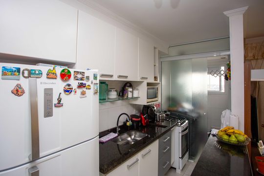 Cozinha de apartamento à venda com 2 quartos, 56m² em Centro, Diadema