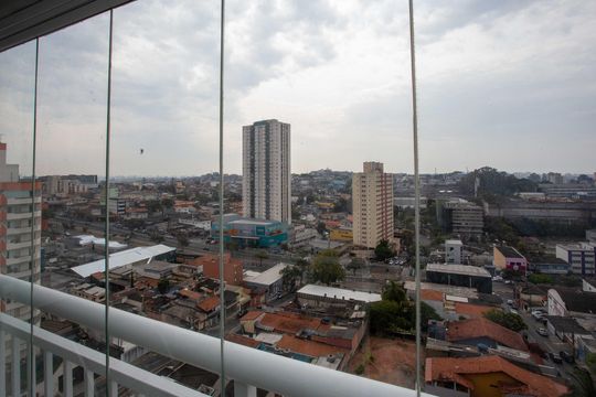 Varanda da Sala de apartamento à venda com 2 quartos, 56m² em Centro, Diadema