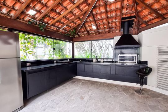 Área comum - Churrasqueira de apartamento para alugar com 3 quartos, 205m² em Vila Andrade, São Paulo