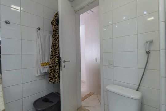 Banheiro da Suíte de apartamento à venda com 3 quartos, 132m² em Jardim Avelino, São Paulo