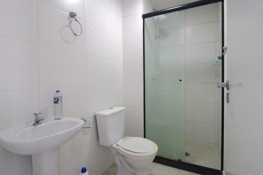 Banheiro Social de apartamento para alugar com 2 quartos, 35m² em Socorro, São Paulo