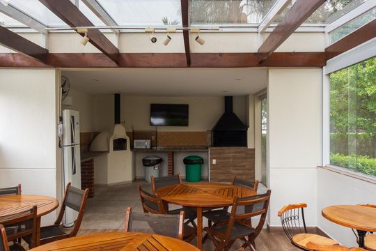Área comum - Churrasqueira de apartamento à venda com 3 quartos, 80m² em Jurubatuba, São Paulo