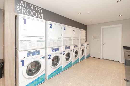 Área comum de kitnet/studio à venda com 1 quarto, 25m² em Jardim das Acacias, São Paulo