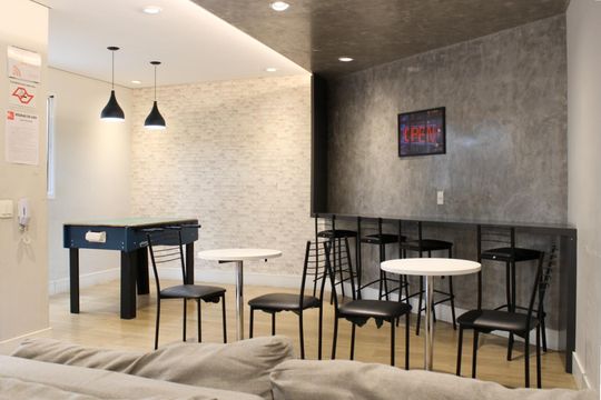 Área comum - Jogos de apartamento à venda com 2 quartos, 45m² em Brás, São Paulo