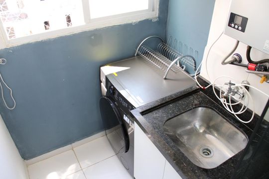 Área de Serviço de apartamento à venda com 2 quartos, 45m² em Brás, São Paulo