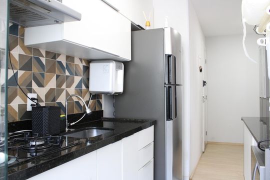 Cozinha de apartamento à venda com 2 quartos, 45m² em Brás, São Paulo