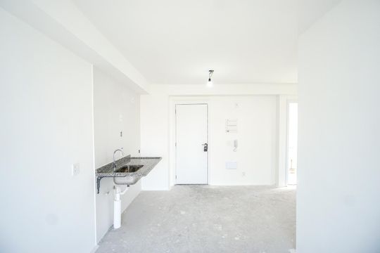 Sala/Cozinha de apartamento à venda com 2 quartos, 49m² em Penha de França, São Paulo