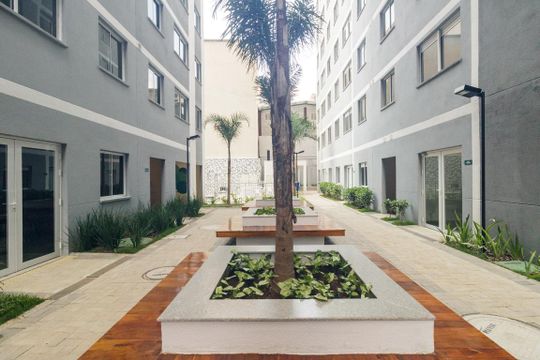 Área comum - Jardim de apartamento à venda com 2 quartos, 33m² em República, São Paulo