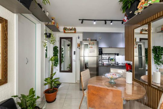 Sala de apartamento à venda com 2 quartos, 33m² em República, São Paulo