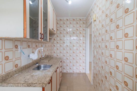 Cozinha e Área de Serviço de apartamento à venda com 1 quarto, 48m² em Tristeza, Porto Alegre