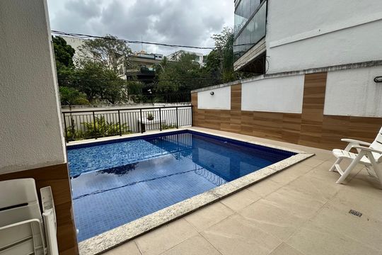 Área comum - Piscina de apartamento à venda com 4 quartos, 155m² em Recreio dos Bandeirantes, Rio de Janeiro