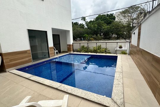 Área comum - Piscina de apartamento à venda com 4 quartos, 155m² em Recreio dos Bandeirantes, Rio de Janeiro