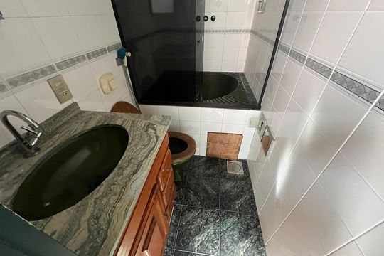 Banheiro da Suíte de apartamento à venda com 2 quartos, 57m² em Portuguesa, Rio de Janeiro